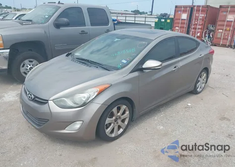 2013 Hyundai Elantra Limited из США, поврежденный, VIN 5NPDH4AEXDH307972